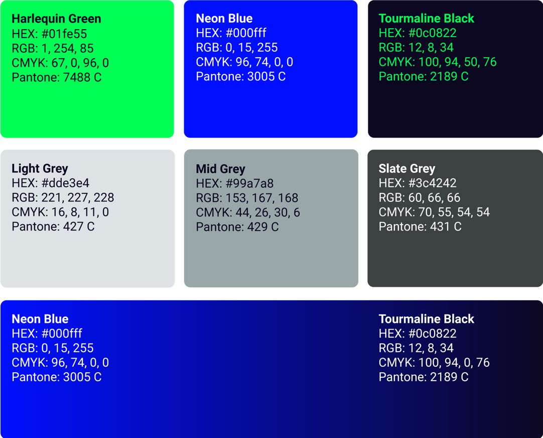 Escode Primary Colour Palette