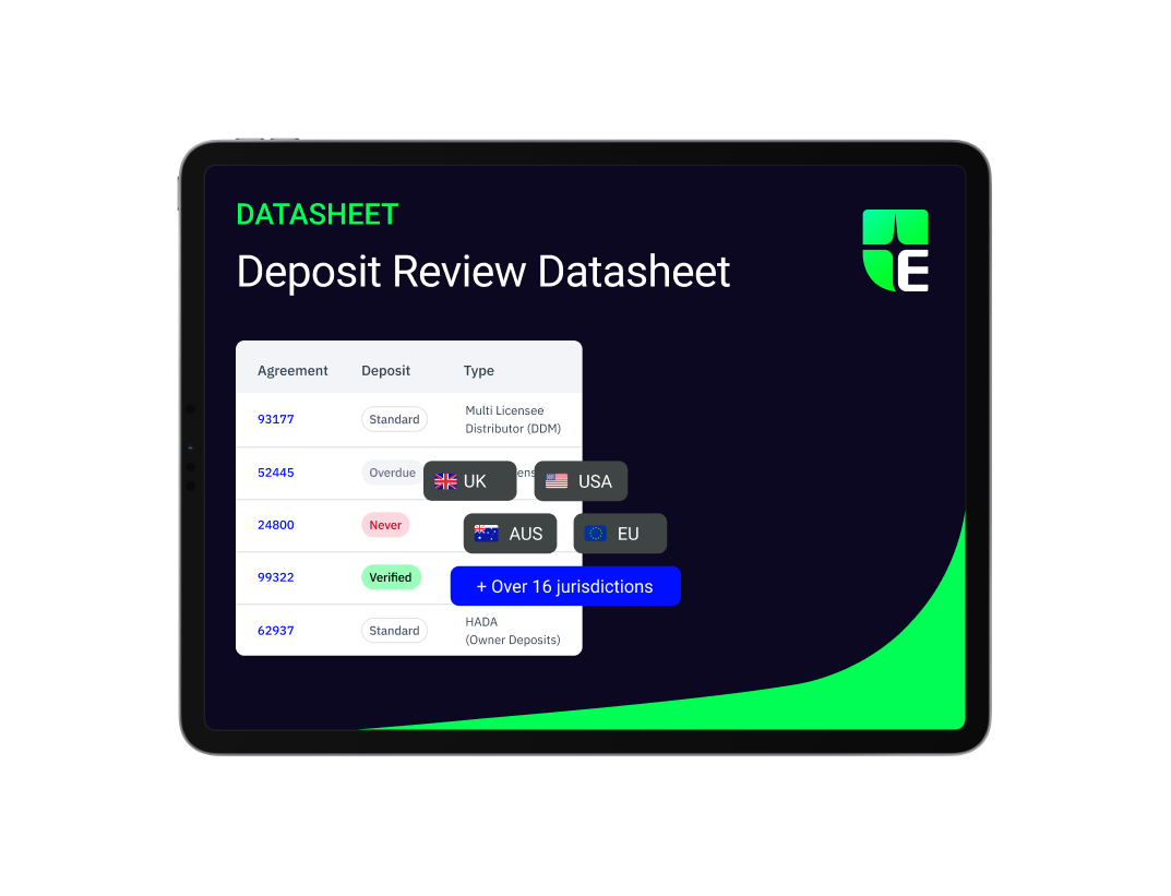 Deposit Review Datasheet